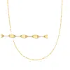 Rs Pure Ross-simons Italian 14kt Yellow Gold Lumachina Chain Necklace In Multi