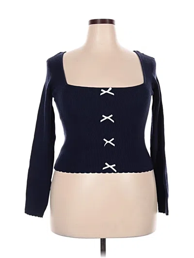Rsq Cardigan Sweater In Blue