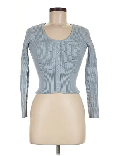 Pre-owned Rsq Cardigan Sweater In Blue