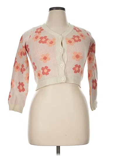 Pre-owned Rsq Cardigan Sweater In Ivory