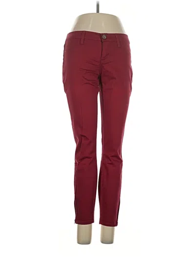 Pre-owned Rsq Casual Pants In Burgundy