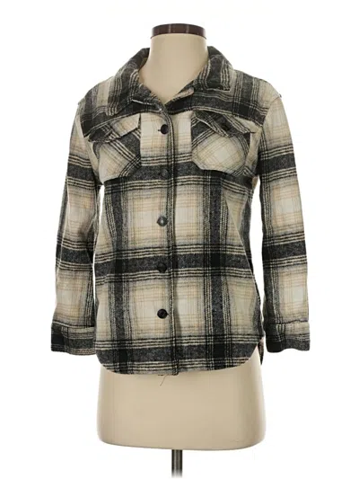 Pre-owned Rsq Coat In Gray