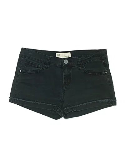 Pre-owned Rsq Denim Shorts In Black