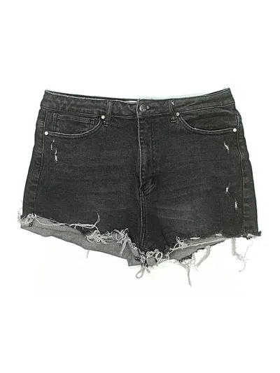 Pre-owned Rsq Denim Shorts In Black