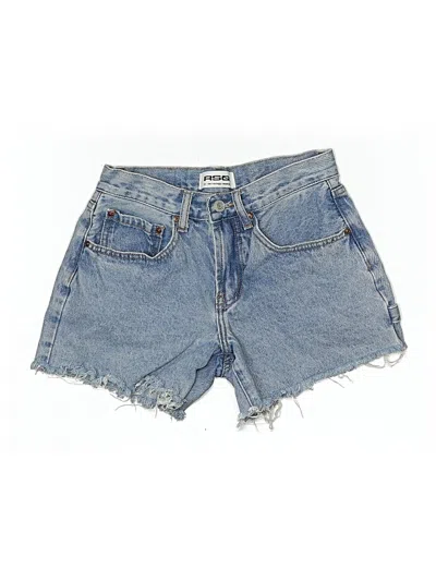 Pre-owned Rsq Denim Shorts In Blue