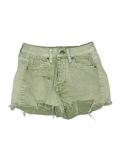 Pre-owned Rsq Denim Shorts In Green