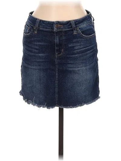 Pre-owned Rsq Denim Skirt In Blue