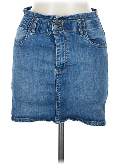 Pre-owned Rsq Denim Skirt In Blue