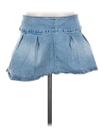 Pre-owned Rsq Denim Skirt In Blue