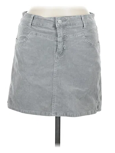 Pre-owned Rsq Denim Skirt In Gray