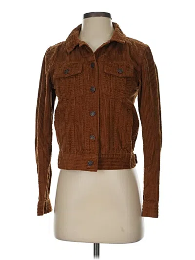Pre-owned Rsq Jacket In Brown