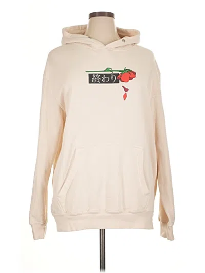 Pre-owned Rsq Pullover Hoodie In Ivory