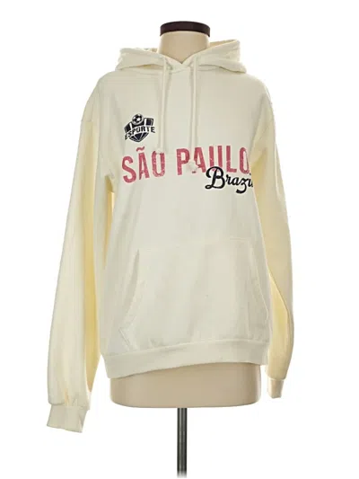 Pre-owned Rsq Pullover Hoodie In Yellow