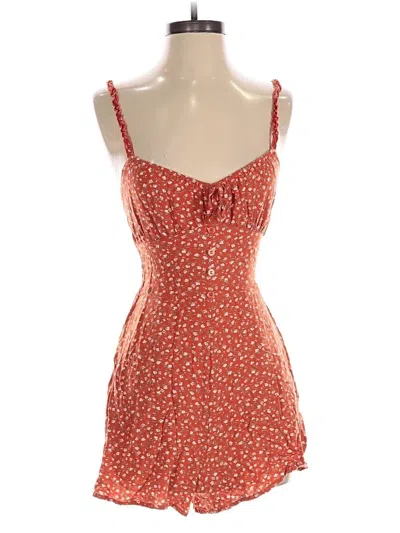 Pre-owned Rsq Romper In Red