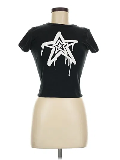 Pre-owned Rsq Short Sleeve T-shirt In Black