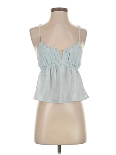 Pre-owned Rsq Sleeveless Blouse In Blue