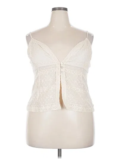 Pre-owned Rsq Sleeveless Blouse In Ivory