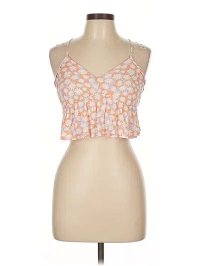 Pre-owned Rsq Sleeveless Top Orange Sweetheart Neckline Tops