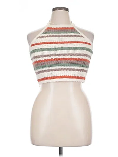 Pre-owned Rsq Sleeveless Top Red Halter Neckline Tops