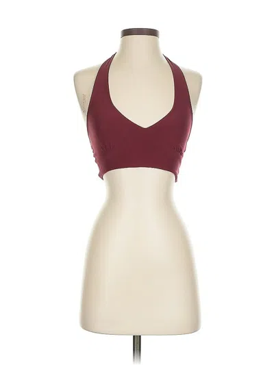 Pre-owned Rsq Tank Top Burgundy Halter Neckline Tops