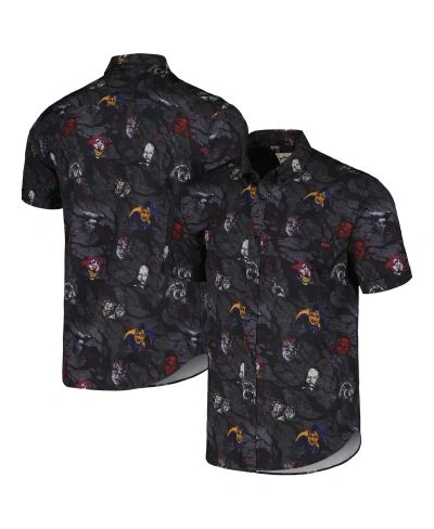 Rsvlts Men's And Women's  Navy Are You Afraid Of The Dark? Midnight Society Button-down Shirt