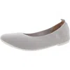 Rsvp Belen Womens Cushioned Footbed Slip-on Ballet Flats In Gray