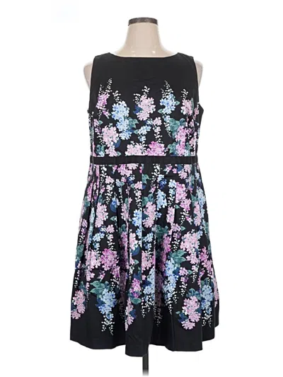 Pre-owned Rsvp By Talbots Casual Dress In Black