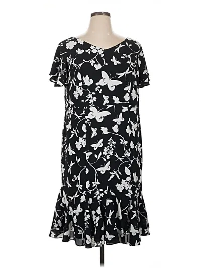 Pre-owned Rsvp By Talbots Casual Dress In Black