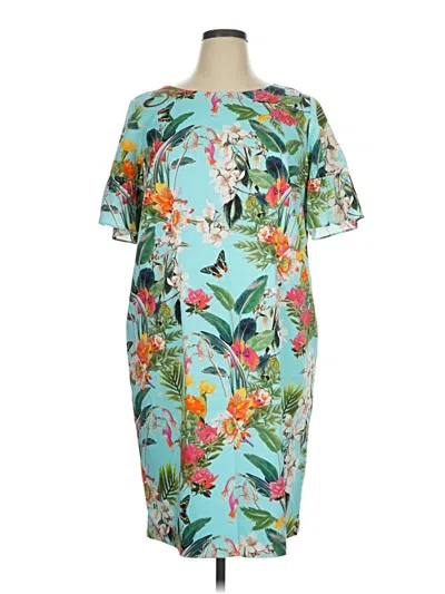 Pre-owned Rsvp By Talbots Casual Dress In Blue