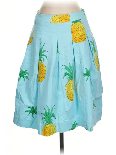 Pre-owned Rsvp By Talbots Casual Skirt In Blue