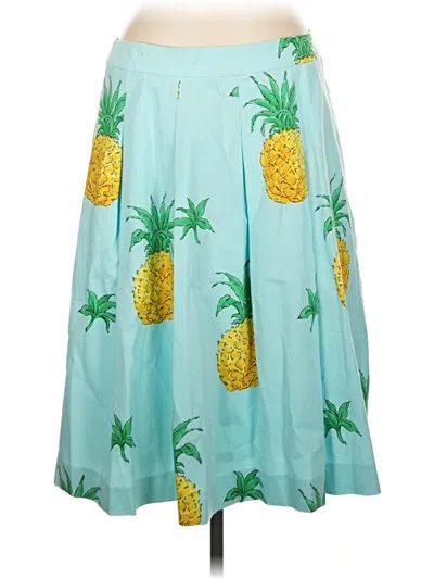 Pre-owned Rsvp By Talbots Casual Skirt In Teal