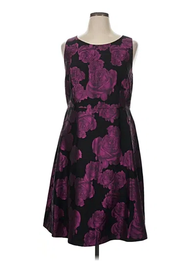 Pre-owned Rsvp By Talbots Cocktail Dress In Purple
