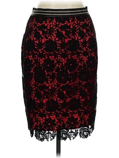 Pre-owned Rsvp By Talbots Formal Skirt In Red