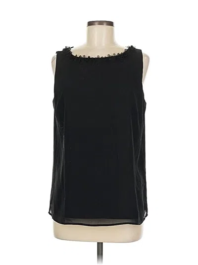 Pre-owned Rsvp By Talbots Sleeveless Blouse In Black
