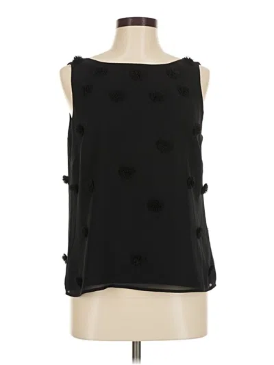Pre-owned Rsvp By Talbots Sleeveless Blouse In Black
