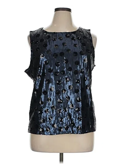 Pre-owned Rsvp By Talbots Sleeveless Blouse In Black
