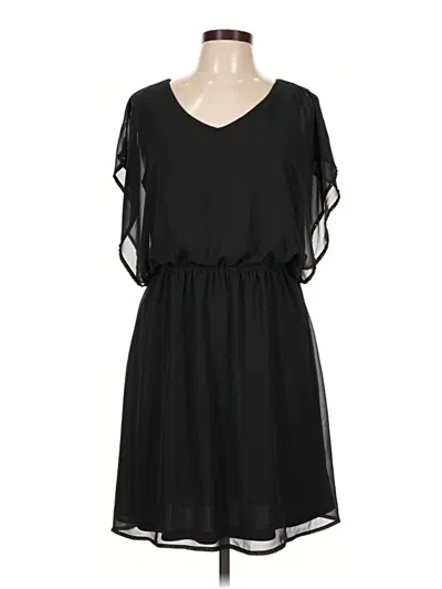 Pre-owned Rsvp Casual Dress In Black