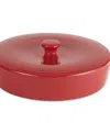 Rsvp International 11" D Stoneware Red Tortilla Warmer In Red