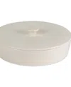 Rsvp International 11" D Stoneware White Tortilla Warmer In White