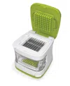 Rsvp International 5 Piece Plastic And Stainless Steel 2.8x2.8" Garlic Cube In Green