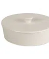 Rsvp International 8.5" D Stoneware White Tortilla Warmer In White