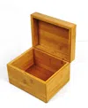 Rsvp International Wood 7" X 5.6" X 4.5" Recipe Box In Brown