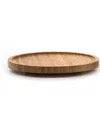Rsvp International Bamboo 8" D Tool Crock Turntable In Brown