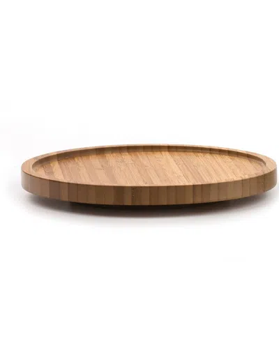 Rsvp International Bamboo 8" D Tool Crock Turntable In Brown