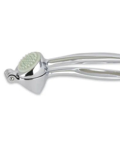 Rsvp International Chrome 6.25x2.25" Garlic Press In Silver