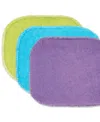 Rsvp International Cotton, Foam And Nylon Coated 3 Piece 6x4.7" Skrubby Sponge Set In Multi