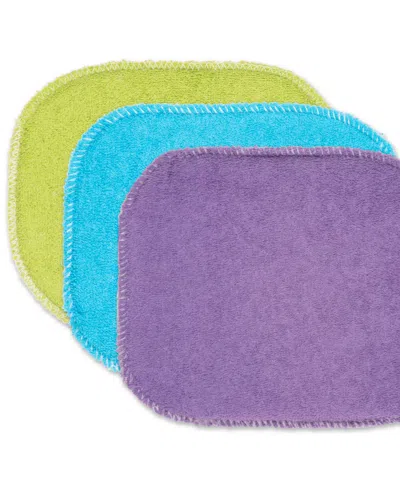 Rsvp International Cotton, Foam And Nylon Coated 3 Piece 6x4.7" Skrubby Sponge Set In Multi
