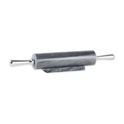 Rsvp International Design Imports Marble Rolling Pin In Silver
