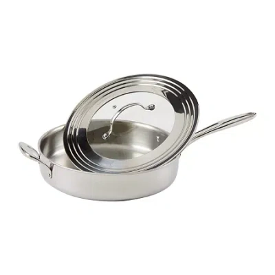 Rsvp International Design Imports Stainless Steel Pan Lid With Glass In Silver
