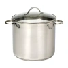 Rsvp International Design Imports Stainless Steel Stockpot In Silver